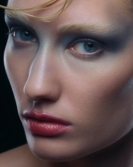 冷调未来感美妆 - 时尚人像特写摄影合集