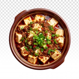 四川麻婆豆腐PSD食谱素材下载