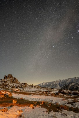 荒漠星夜风景图