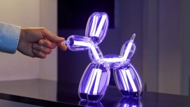 Jeff Koons和Lexon创造了气球狗扬声器灯
