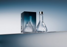 Biovera 生物科技品牌全套 VI 与玻璃器皿包装设计展示
