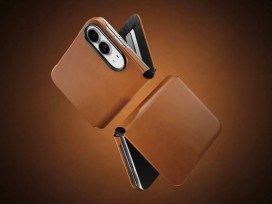 将你的iPhone duo变成了一个双折钱包的手机壳